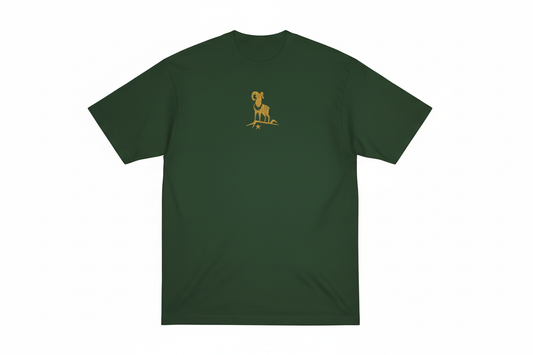 Green T-shirt Front Center Logo